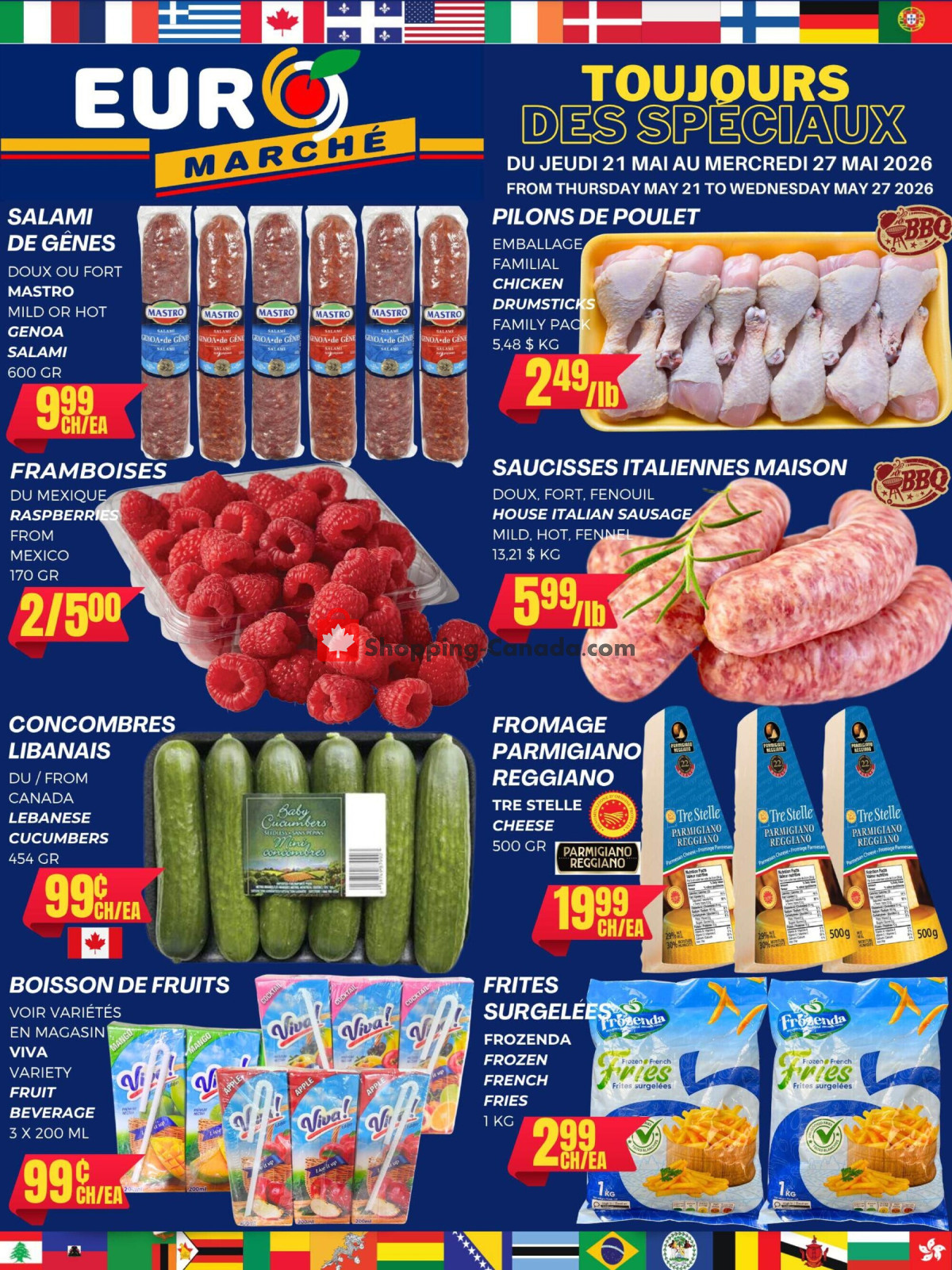 Euro Marché flyer from Thursday May 21, 2026 to Wednesday May 27, 2026 - page 1