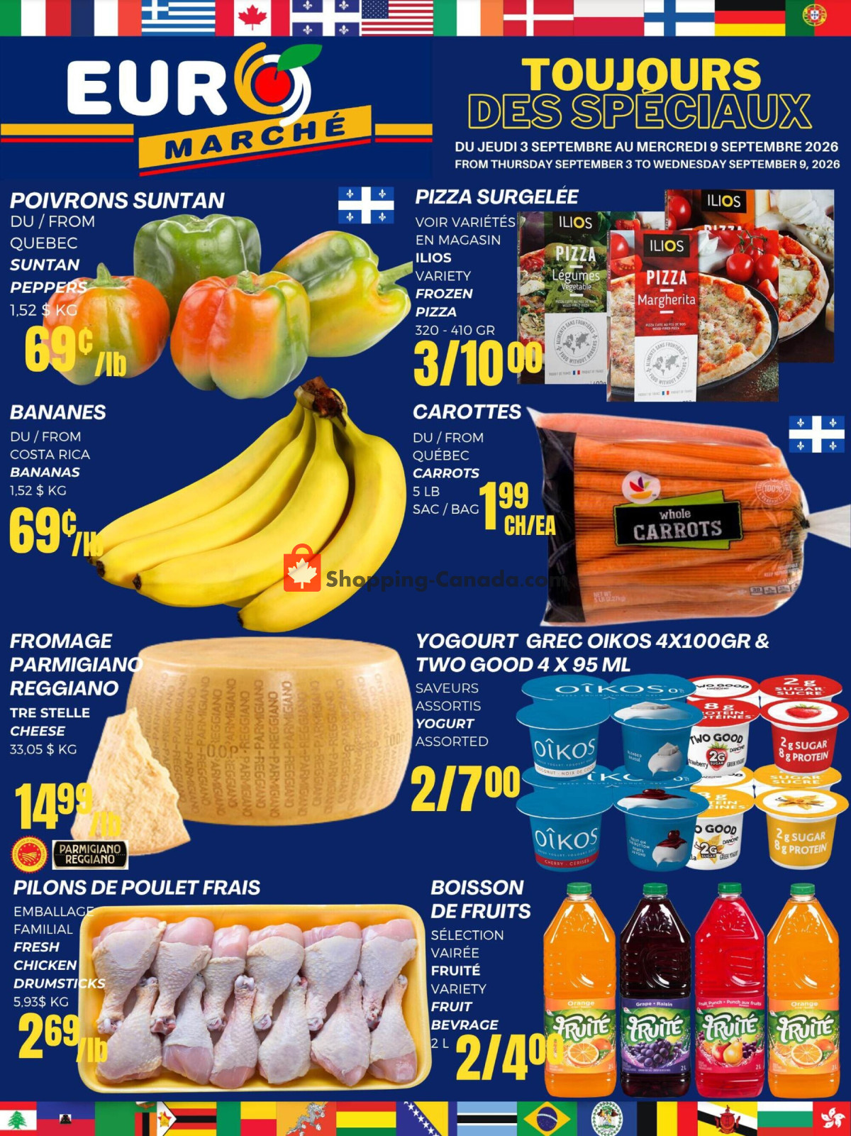 Euro Marché flyer from Tuesday September 1, 2026 to Wednesday September 9, 2026 - page 1