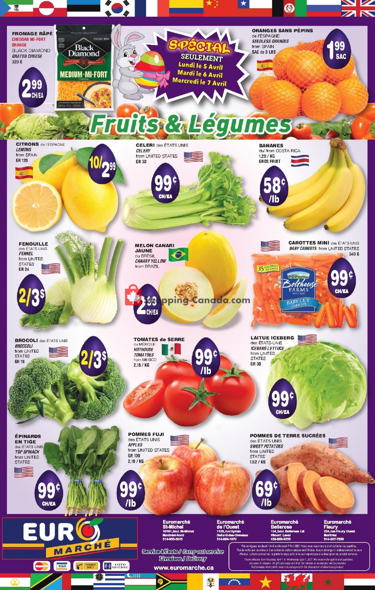 Euro Marché flyer from Thursday April 1, 2021 to Wednesday April 7, 2021 - page 4