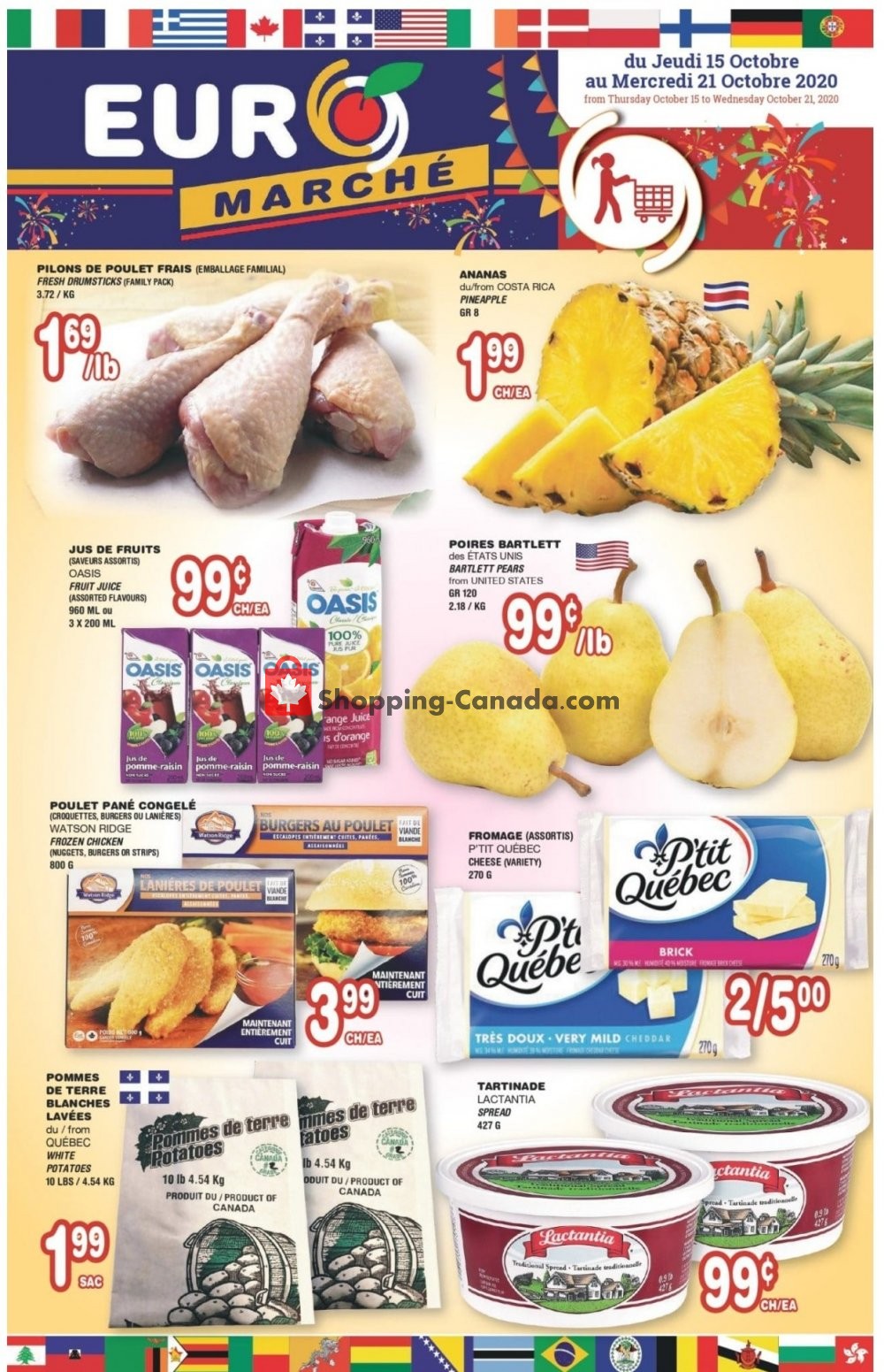 Euro Marché flyer from Thursday October 15, 2020 to Wednesday October 21, 2020 - page 4