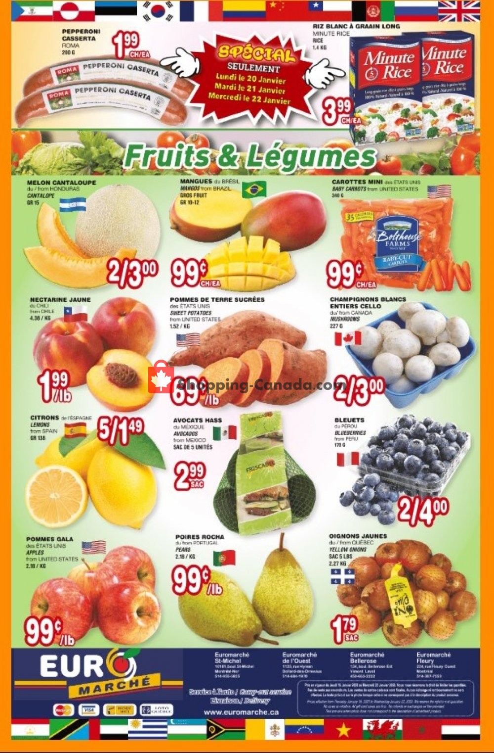 Euro Marché flyer from Thursday January 16, 2020 to Wednesday January 22, 2020 - page 4