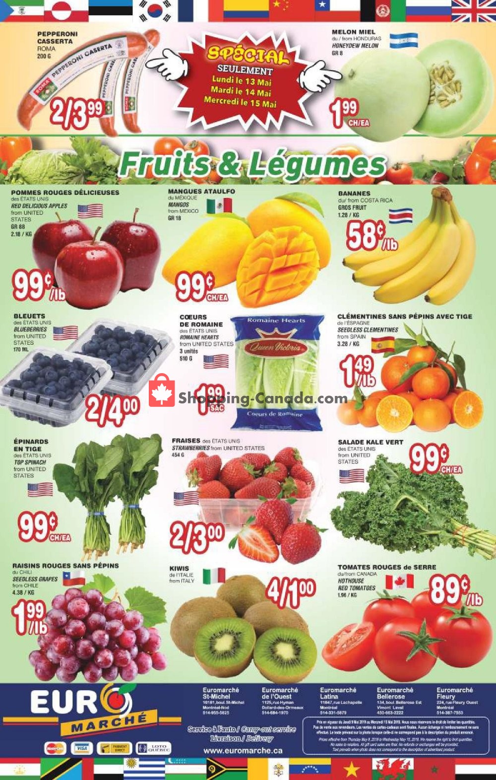 Euro Marché flyer from Thursday May 9, 2019 to Wednesday May 15, 2019 - page 4