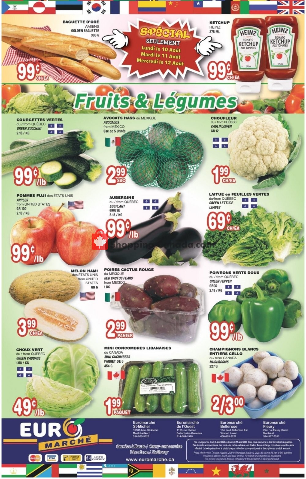 Euro Marché flyer from Thursday August 6, 2020 to Wednesday August 12, 2020 - page 4