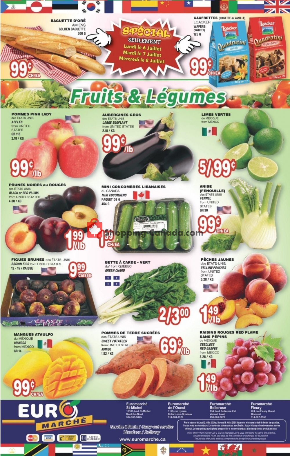 Euro Marché flyer from Thursday July 2, 2020 to Wednesday July 8, 2020 - page 4