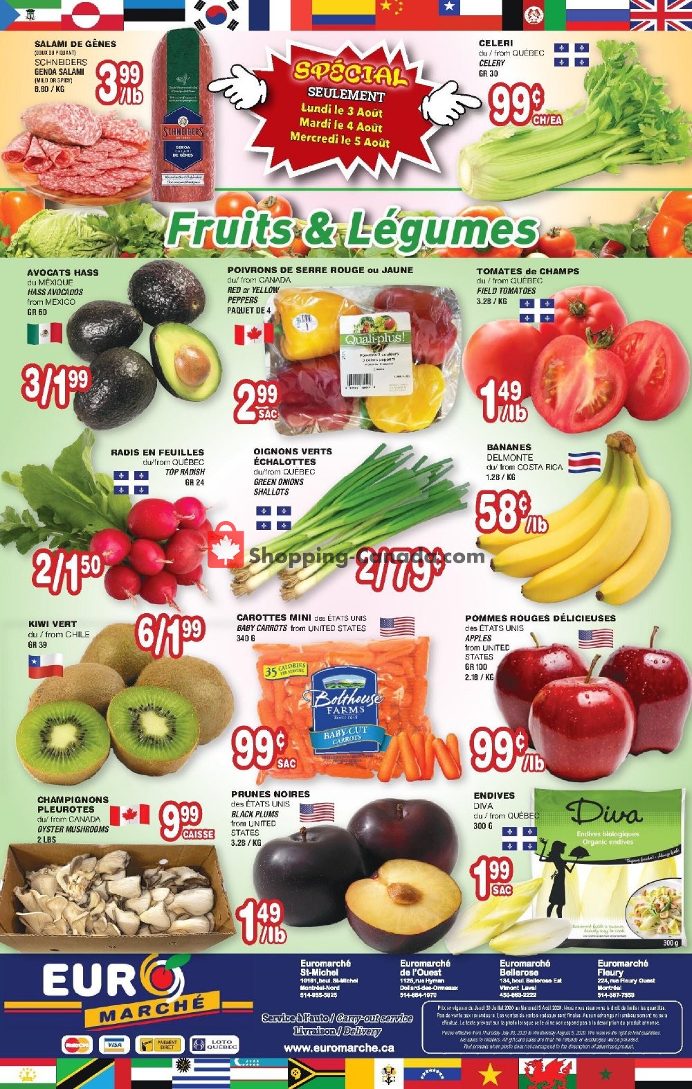 Euro Marché flyer from Thursday July 30, 2020 to Wednesday August 5, 2020 - page 4