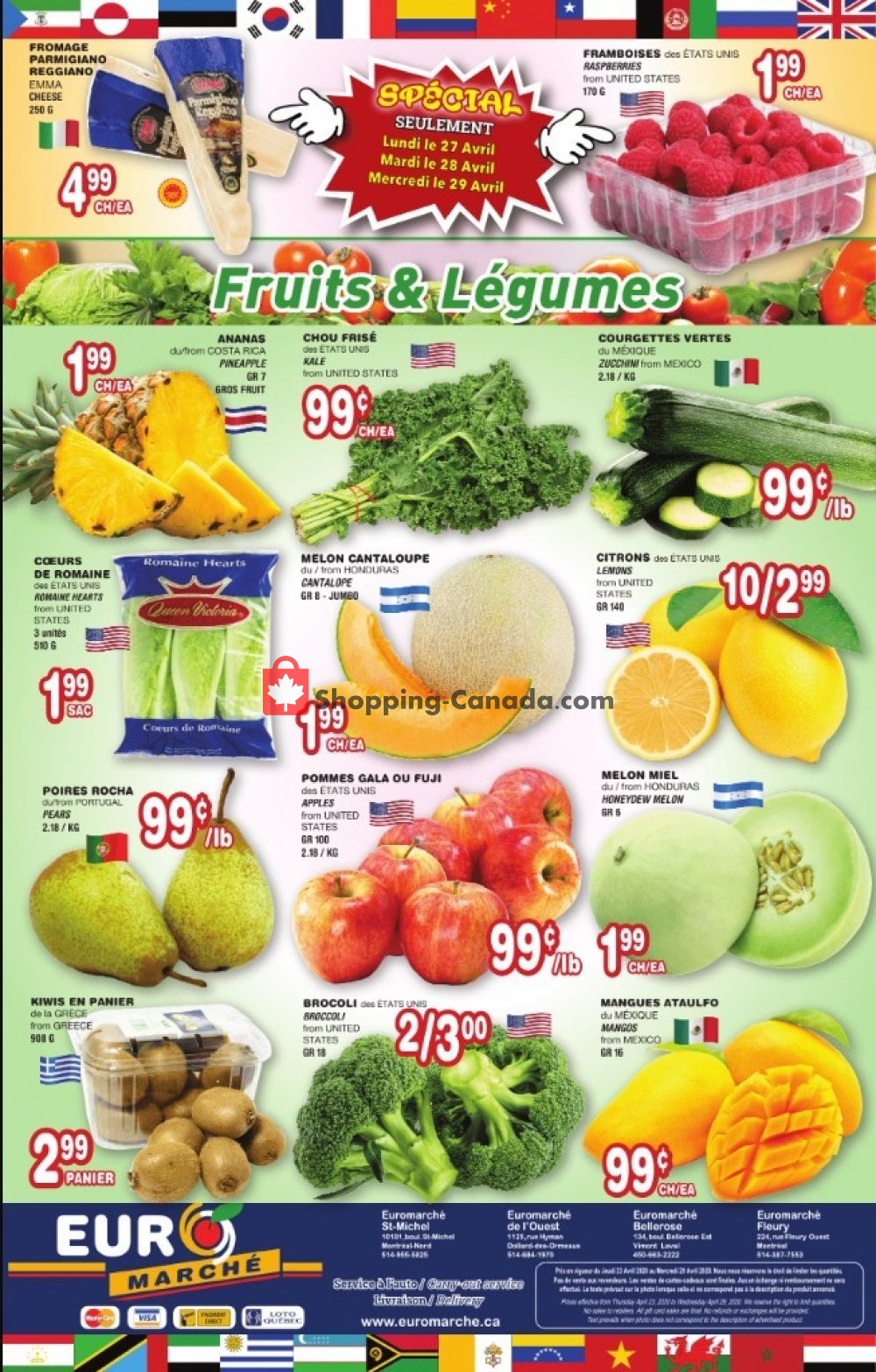 Euro Marché flyer from Thursday April 23, 2020 to Wednesday April 29, 2020 - page 4