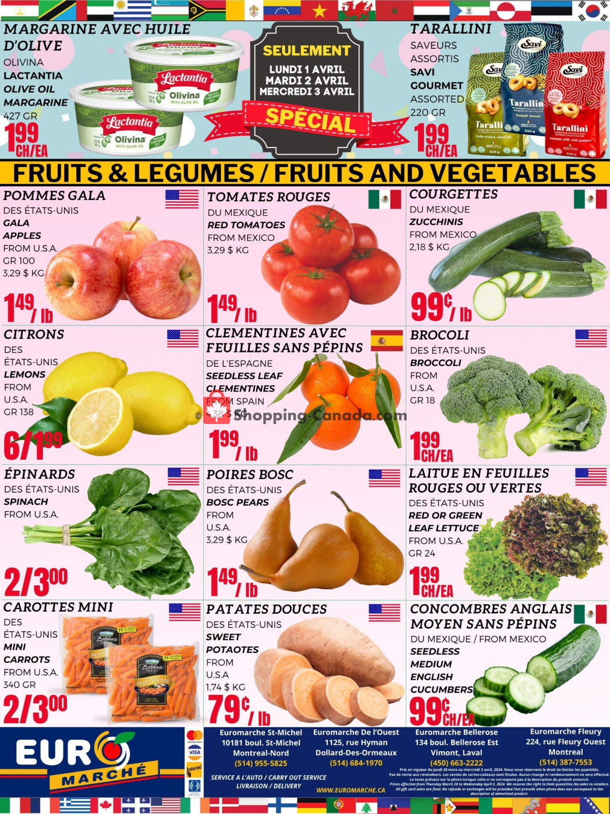 Euro Marché flyer from Thursday March 28, 2024 to Thursday April 4, 2024 - page 5