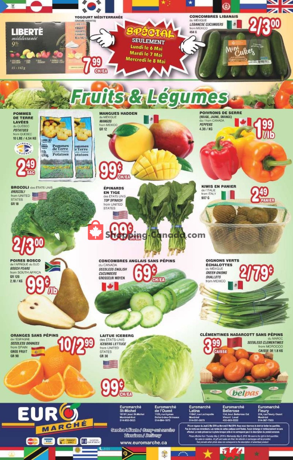 Euro Marché flyer from Thursday May 2, 2019 to Wednesday May 8, 2019 - page 4