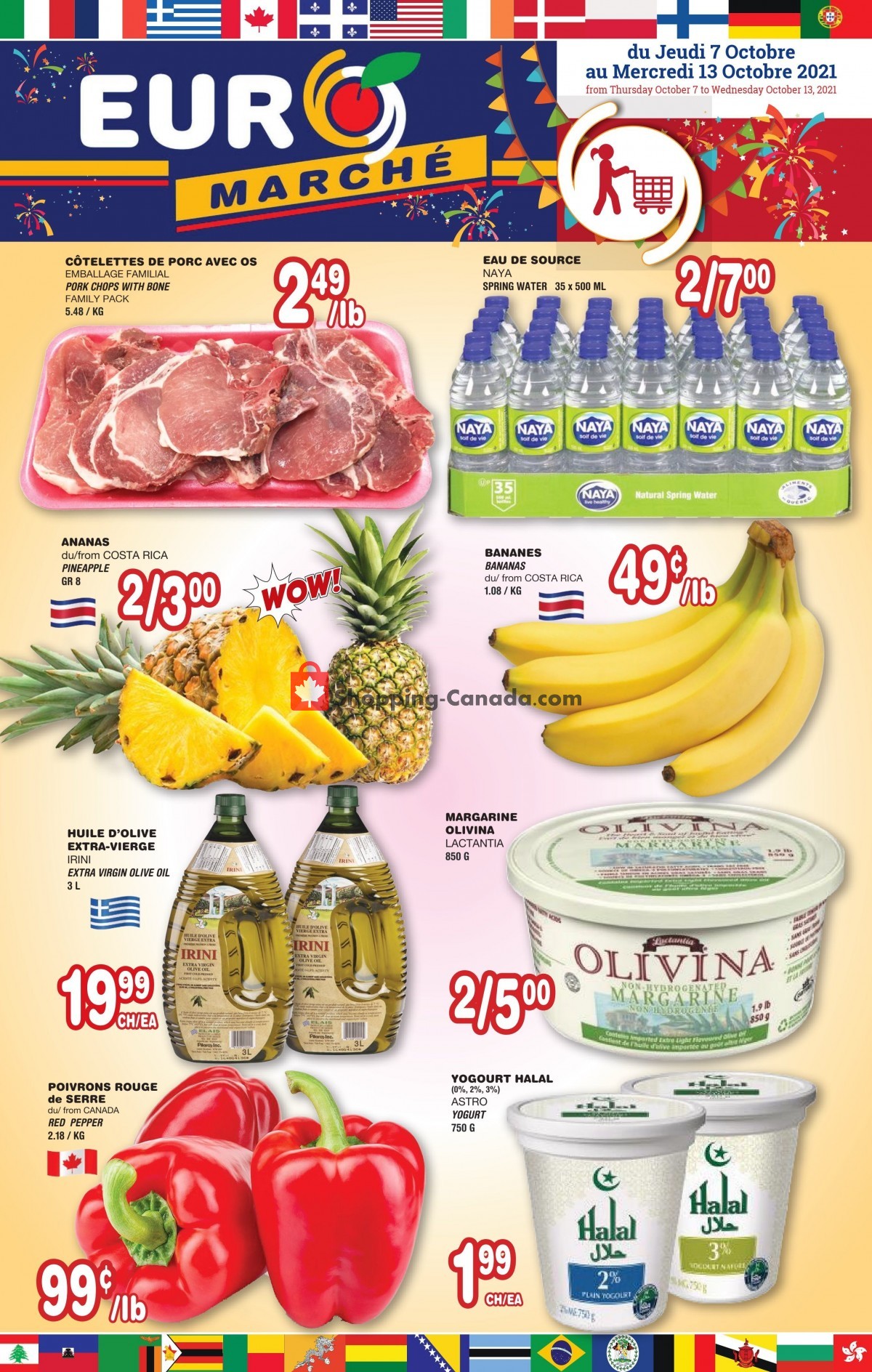 Euro Marché flyer from Thursday October 7, 2021 to Wednesday October 13, 2021 - page 1