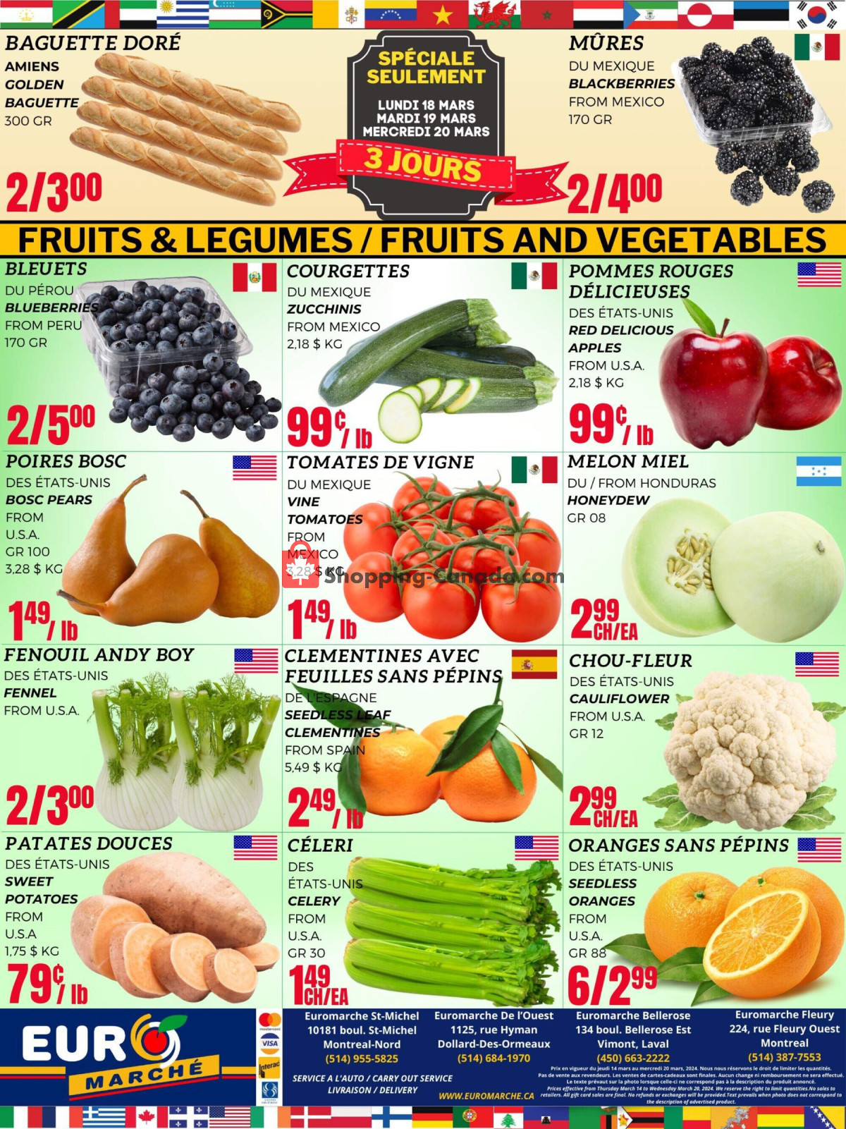 Euro Marché flyer from Thursday March 14, 2024 to Wednesday March 20, 2024 - page 5
