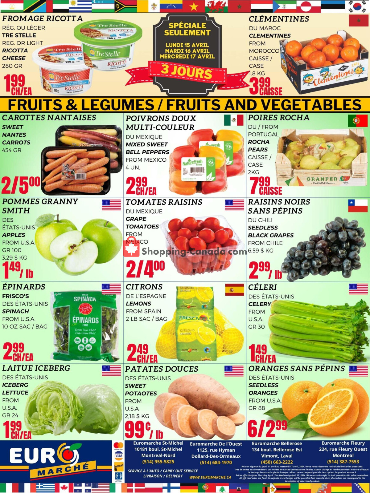 Euro Marché flyer from Thursday April 11, 2024 to Wednesday April 17, 2024 - page 5