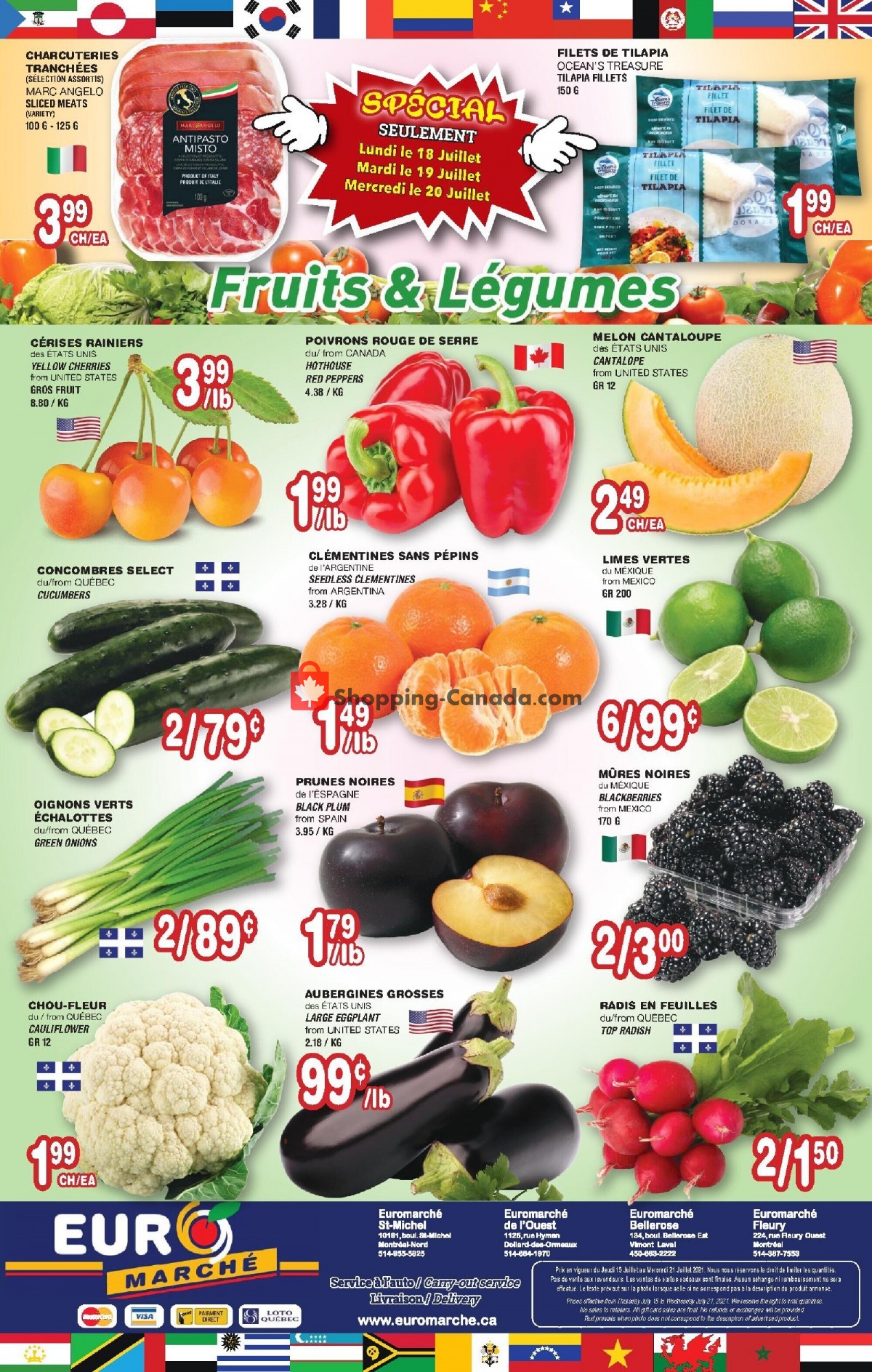 Euro Marché flyer from Thursday July 15, 2021 to Wednesday July 21, 2021 - page 4