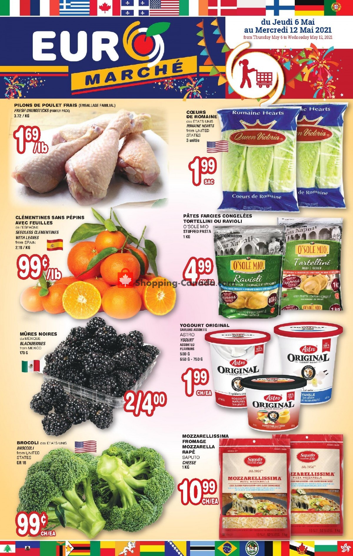 Euro Marché flyer from Thursday May 6, 2021 to Wednesday May 12, 2021 - page 1