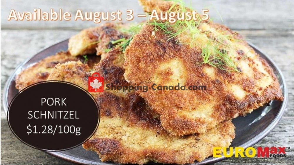 EuroMax Foods flyer from Monday August 3, 2020 to Wednesday August 5, 2020 - page 1