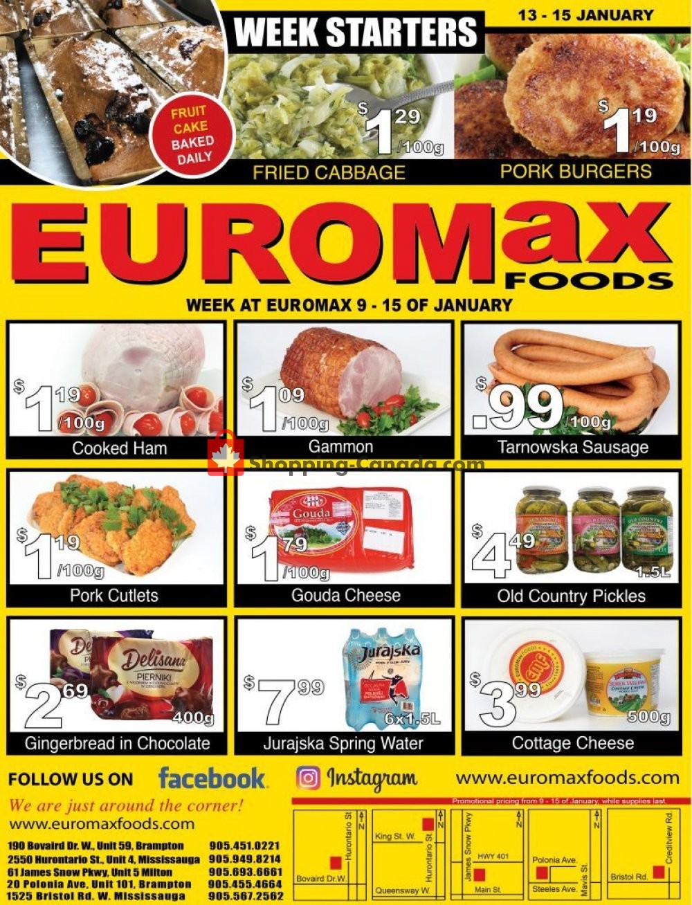 EuroMax Foods flyer from Thursday January 9, 2020 to Wednesday January 15, 2020 - page 1
