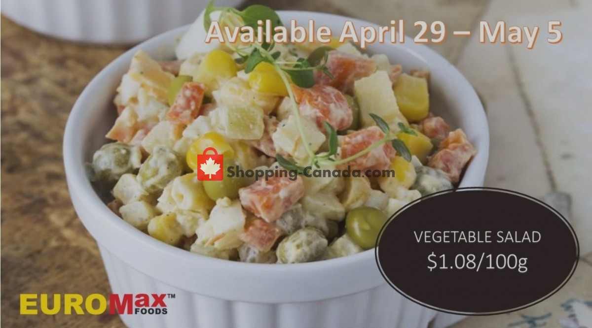 EuroMax Foods flyer from Thursday April 29, 2021 to Wednesday May 5, 2021 - page 1