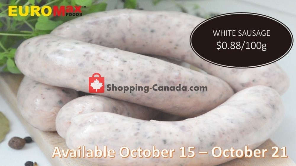 EuroMax Foods flyer from Thursday October 15, 2020 to Wednesday October 21, 2020 - page 1