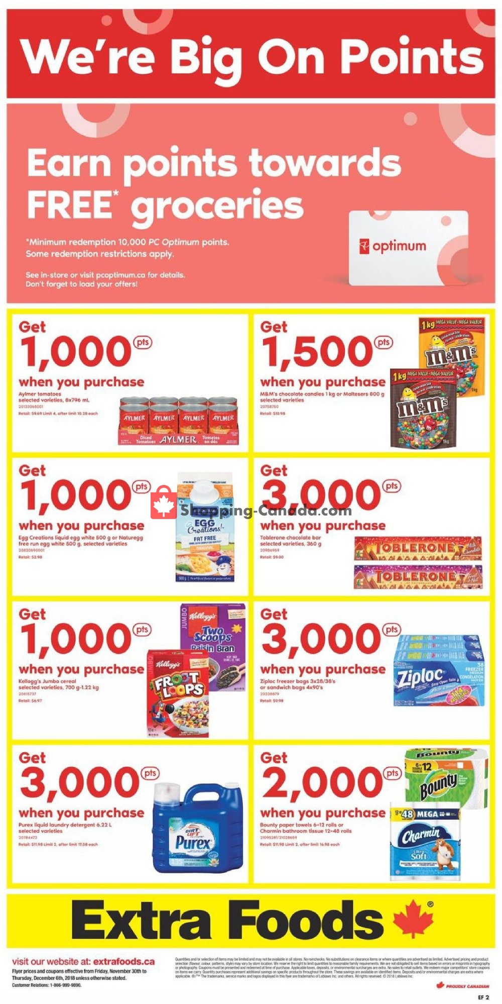 Extra Foods flyer from Friday November 30, 2018 to Thursday December 6, 2018 - page 2