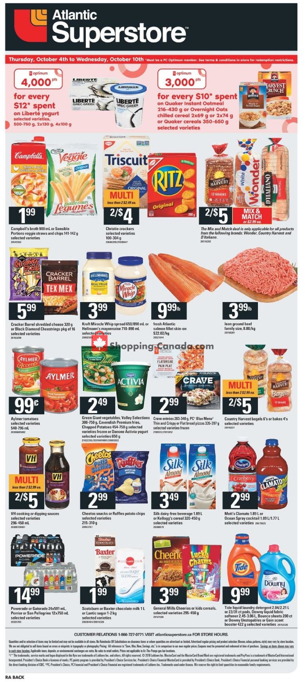 Extra Foods flyer from Friday October 5, 2018 to Thursday October 11, 2018 - page 18