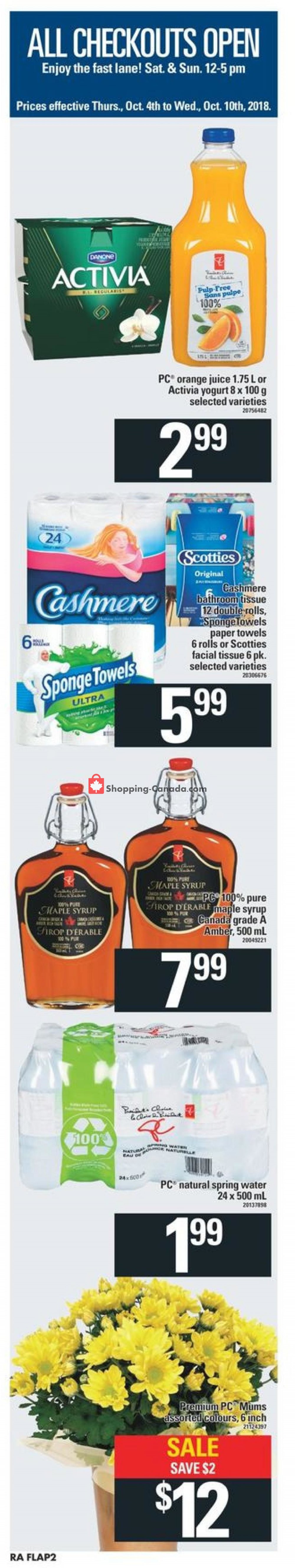 Extra Foods flyer from Friday October 5, 2018 to Thursday October 11, 2018 - page 2