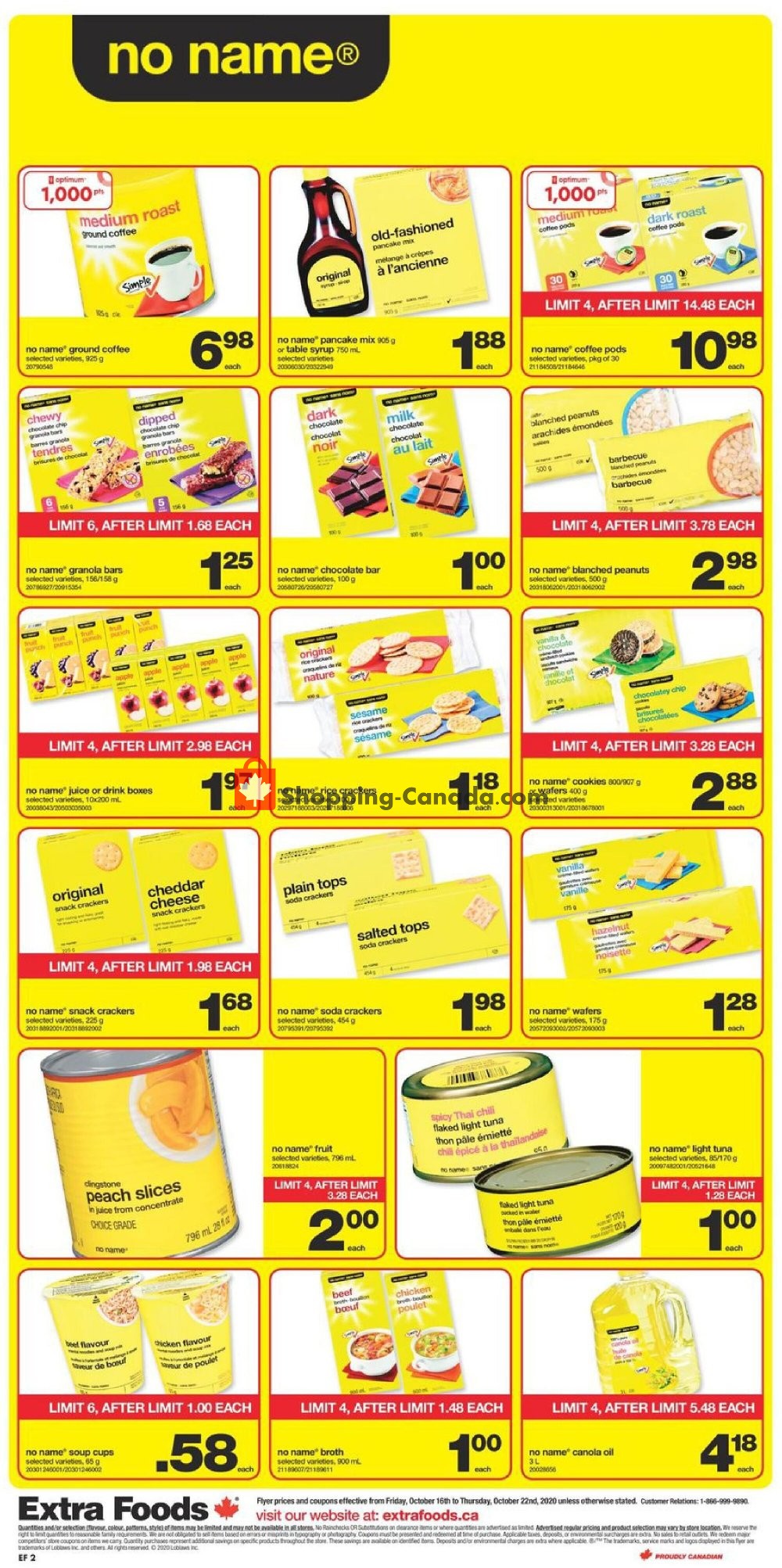 Extra Foods flyer from Friday October 16, 2020 to Thursday October 22, 2020 - page 2
