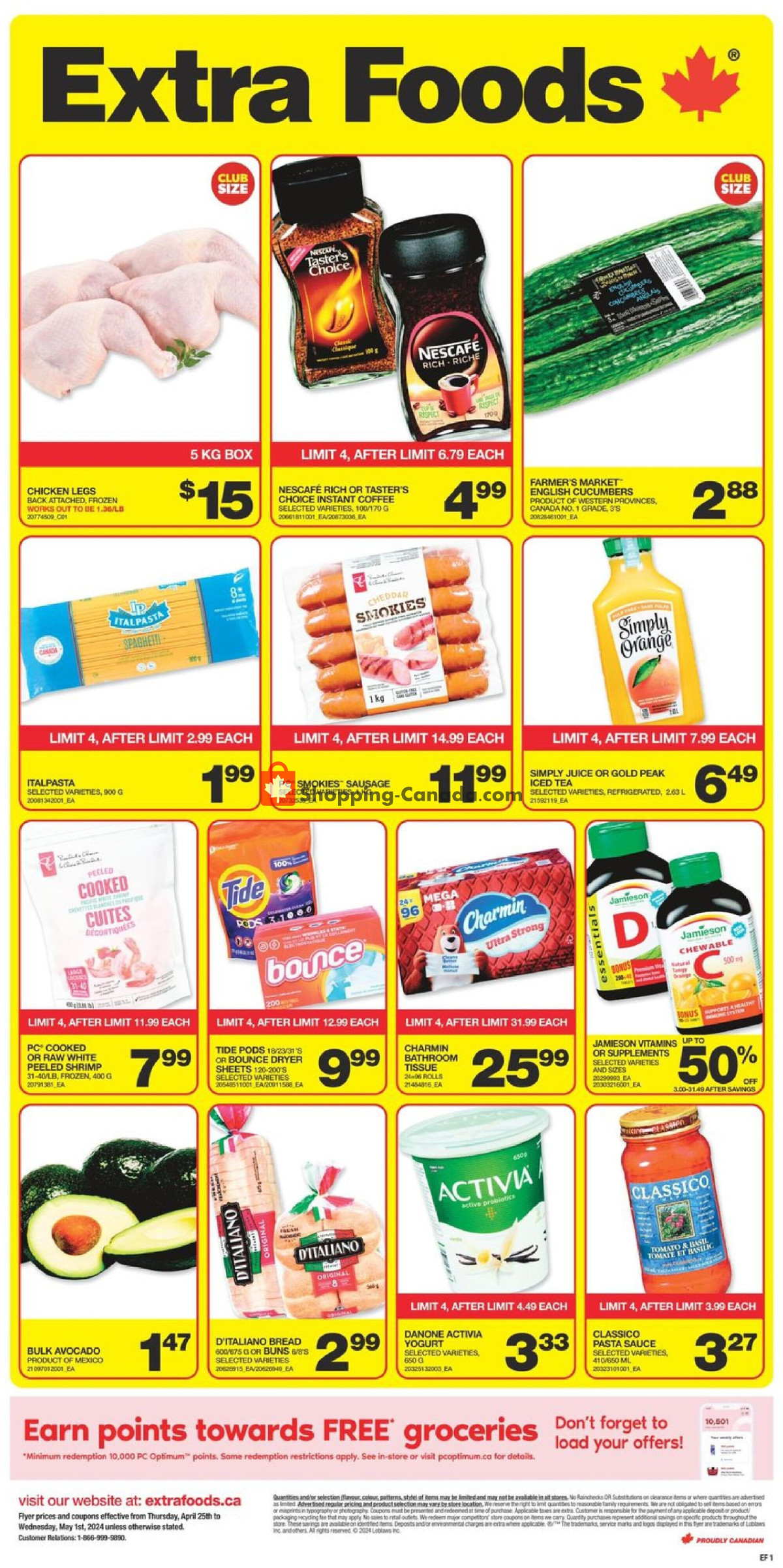 Extra Foods flyer from Thursday April 25, 2024 to Wednesday May 1, 2024 - page 2