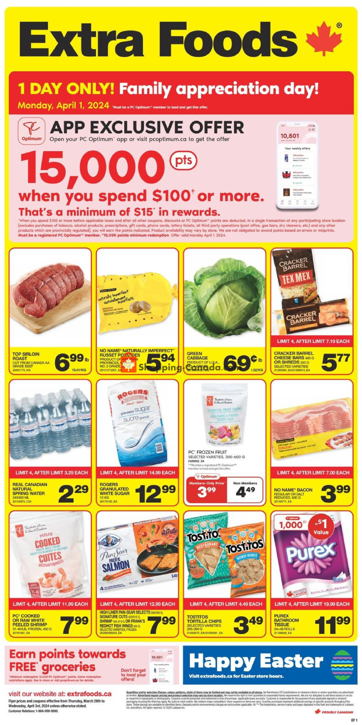 Extra Foods flyer from Thursday March 28, 2024 to Wednesday April 3, 2024 - page 2