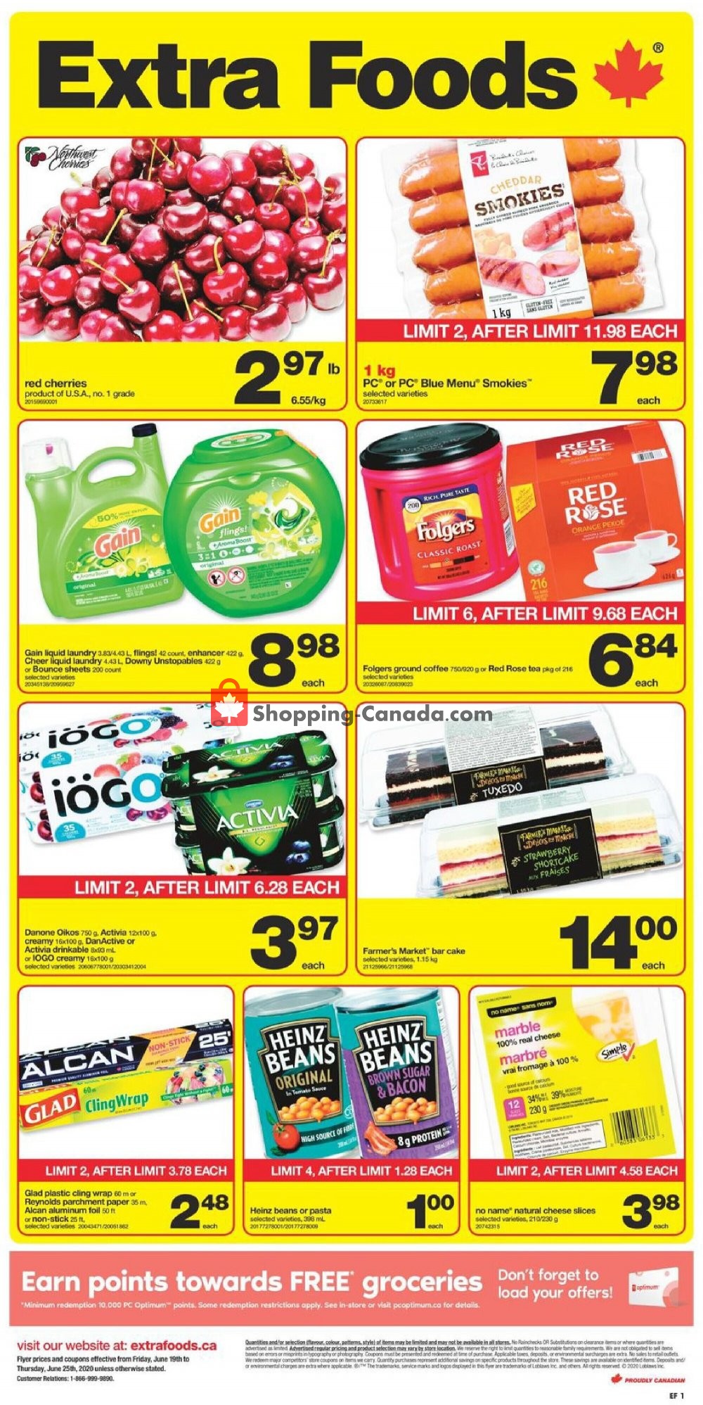 Extra Foods Canada, flyer (Special Offer) June 19 June 25, 2020