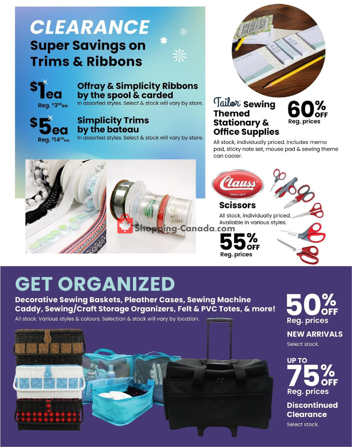 Fabricland flyer from Thursday February 1, 2024 to Wednesday February 28, 2024 - page 10