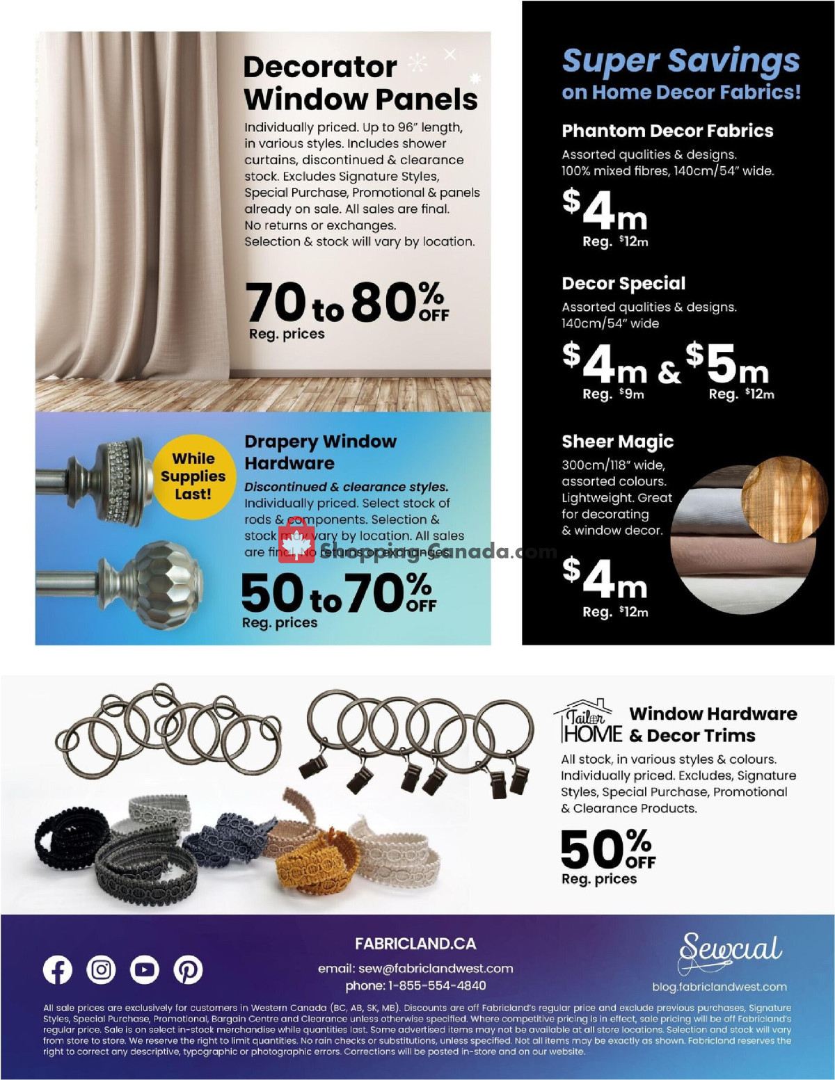 Fabricland flyer from Thursday February 1, 2024 to Wednesday February 28, 2024 - page 18