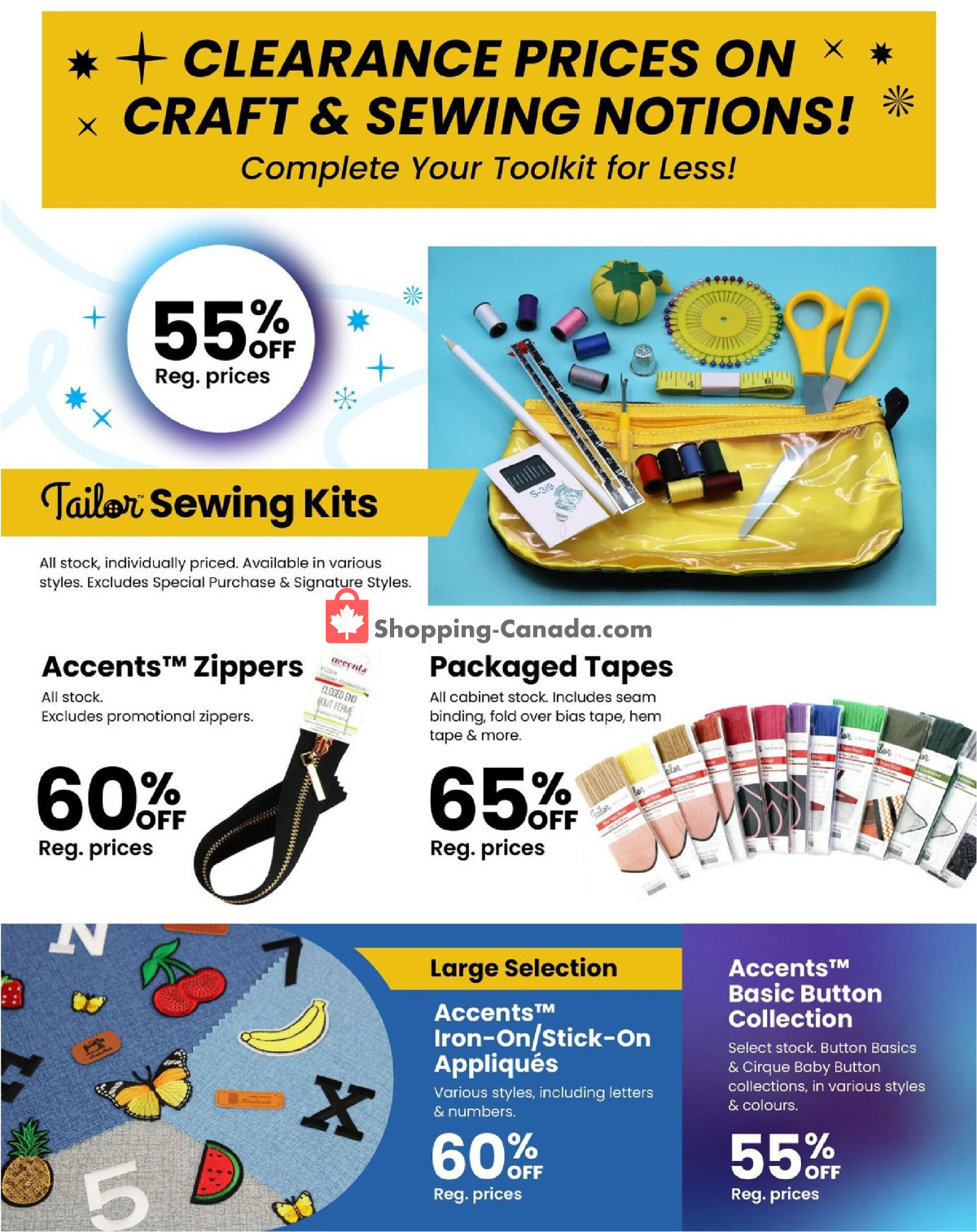 Fabricland flyer from Thursday February 1, 2024 to Wednesday February 28, 2024 - page 9