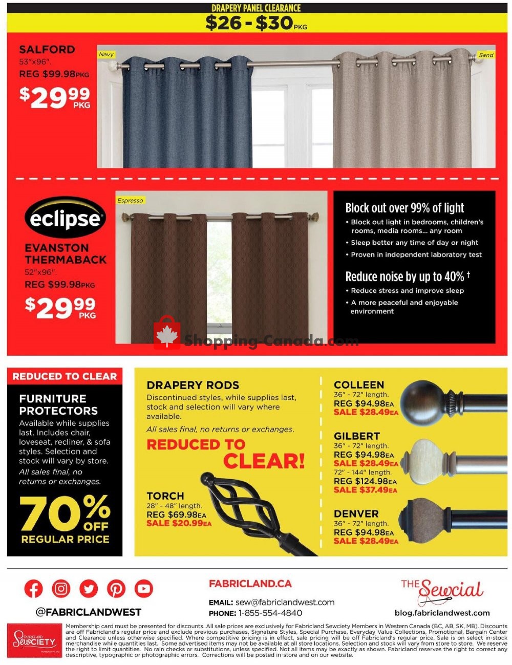 Fabricland flyer from Thursday January 7, 2021 to Sunday January 31, 2021 - page 14