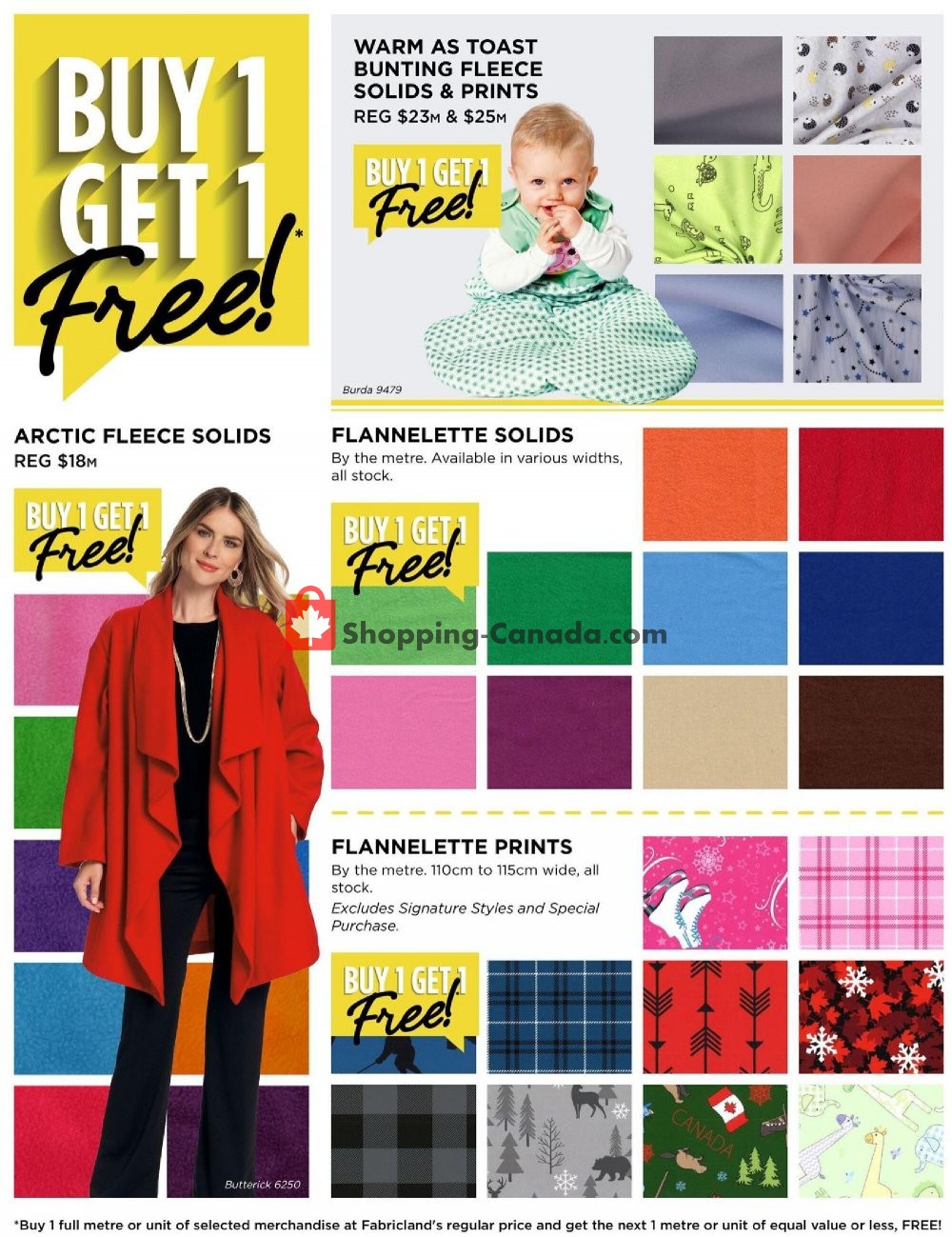 Fabricland flyer from Thursday January 7, 2021 to Sunday January 31, 2021 - page 3