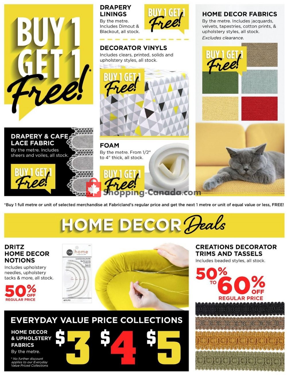 Fabricland flyer from Thursday January 7, 2021 to Sunday January 31, 2021 - page 6