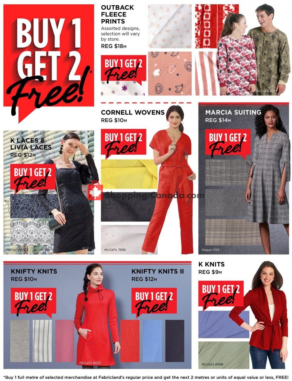 Fabricland flyer from Thursday January 7, 2021 to Sunday January 31, 2021 - page 7