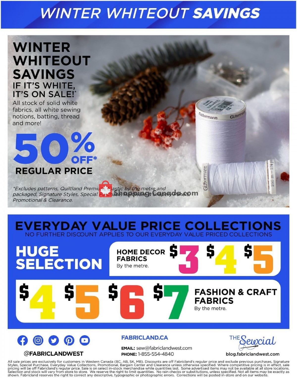 Fabricland flyer from Monday February 1, 2021 to Sunday February 28, 2021 - page 16