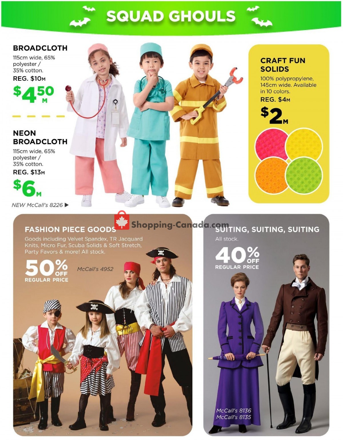 Fabricland flyer from Tuesday October 12, 2021 to Sunday October 31, 2021 - page 2