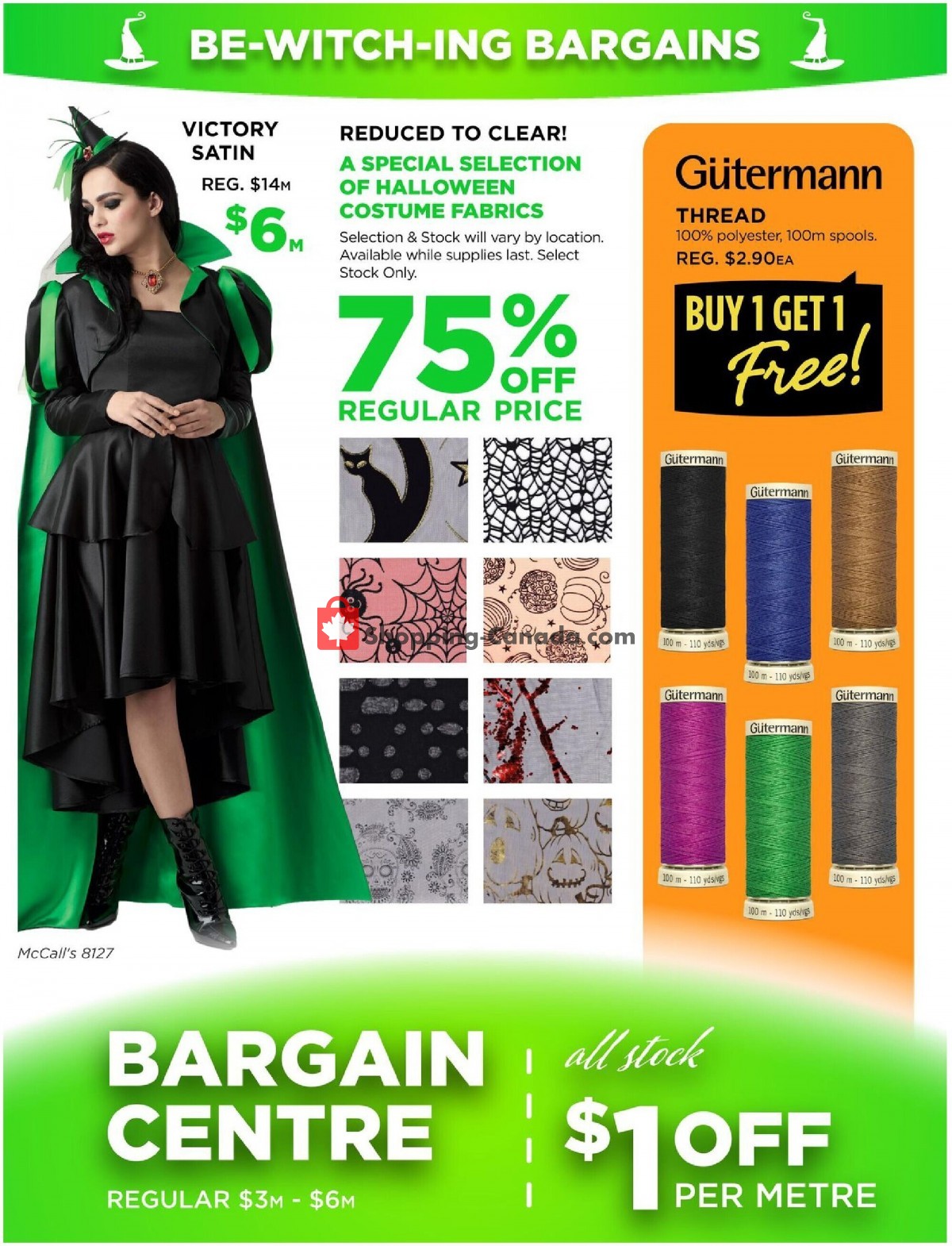 Fabricland flyer from Tuesday October 12, 2021 to Sunday October 31, 2021 - page 4