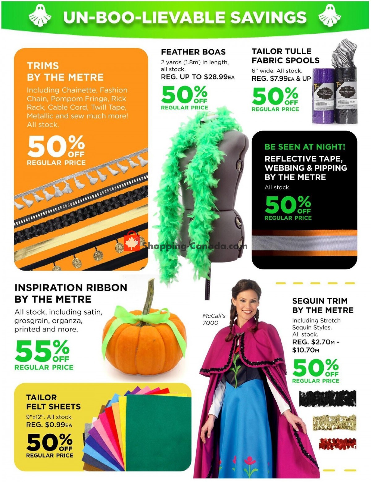 Fabricland flyer from Tuesday October 12, 2021 to Sunday October 31, 2021 - page 5