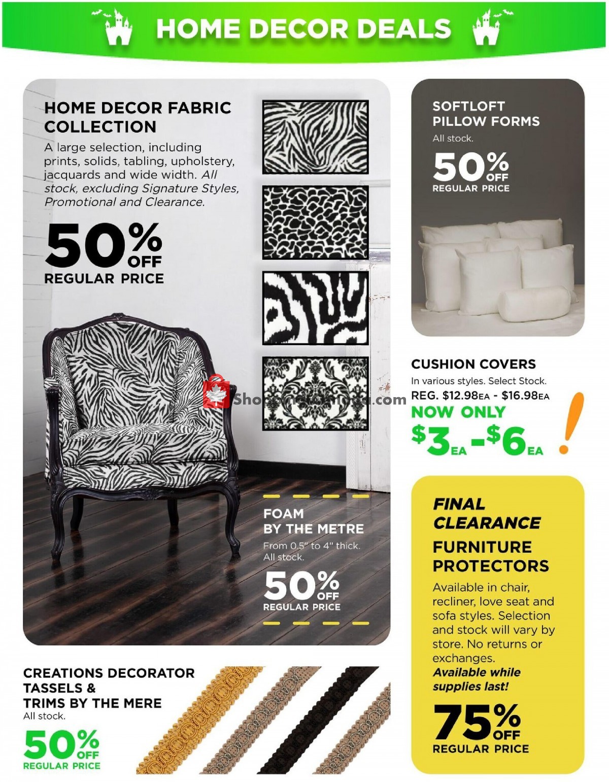 Fabricland flyer from Tuesday October 12, 2021 to Sunday October 31, 2021 - page 9