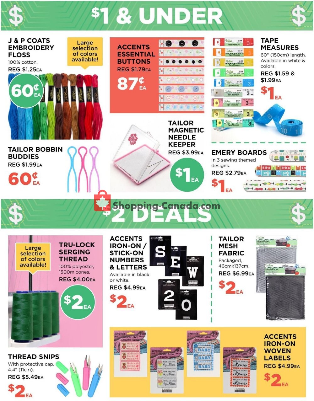 Fabricland flyer from Monday July 6, 2020 to Sunday August 2, 2020 - page 2