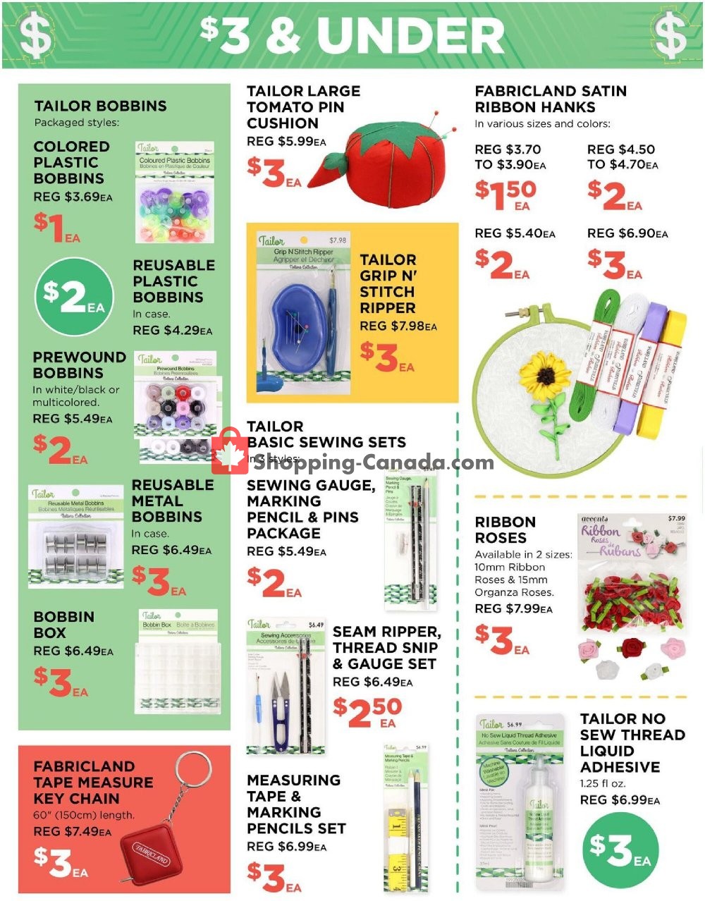 Fabricland flyer from Monday July 6, 2020 to Sunday August 2, 2020 - page 3