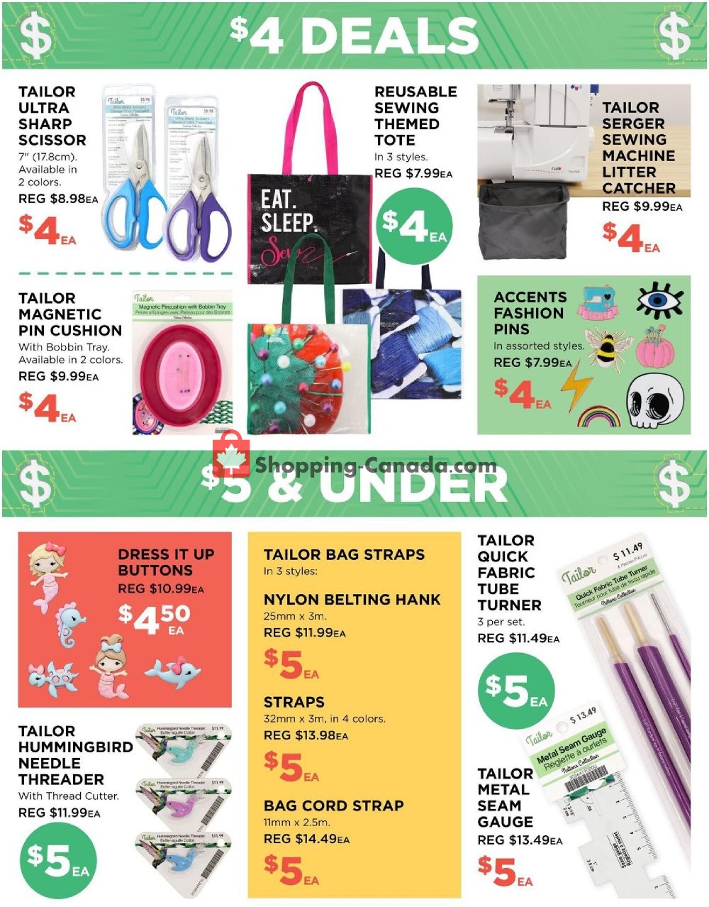 Fabricland flyer from Monday July 6, 2020 to Sunday August 2, 2020 - page 4