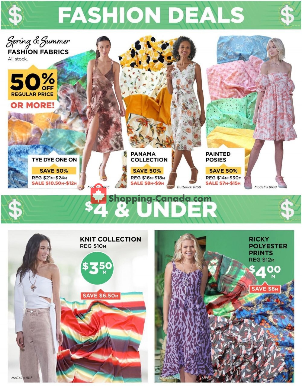 Fabricland flyer from Monday July 6, 2020 to Sunday August 2, 2020 - page 6