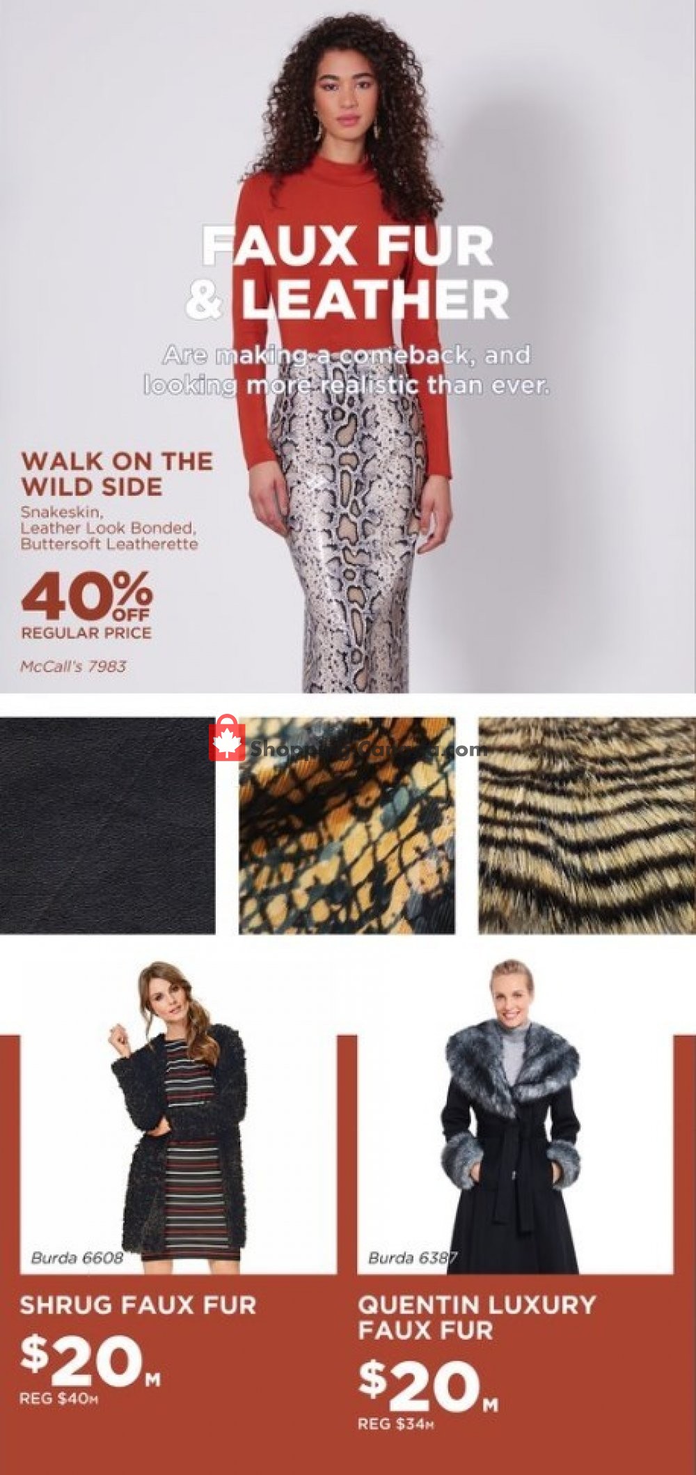Fabricland flyer from Wednesday October 2, 2019 to Thursday October 10, 2019 - page 4