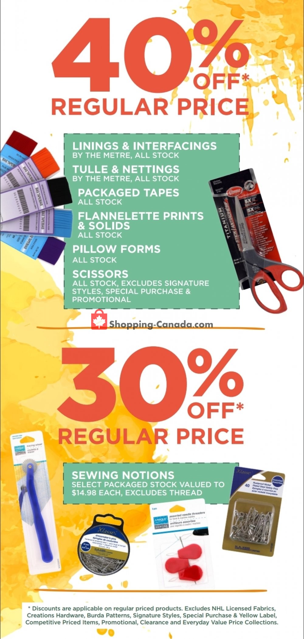Fabricland flyer from Friday February 15, 2019 to Monday February 18, 2019 - page 2
