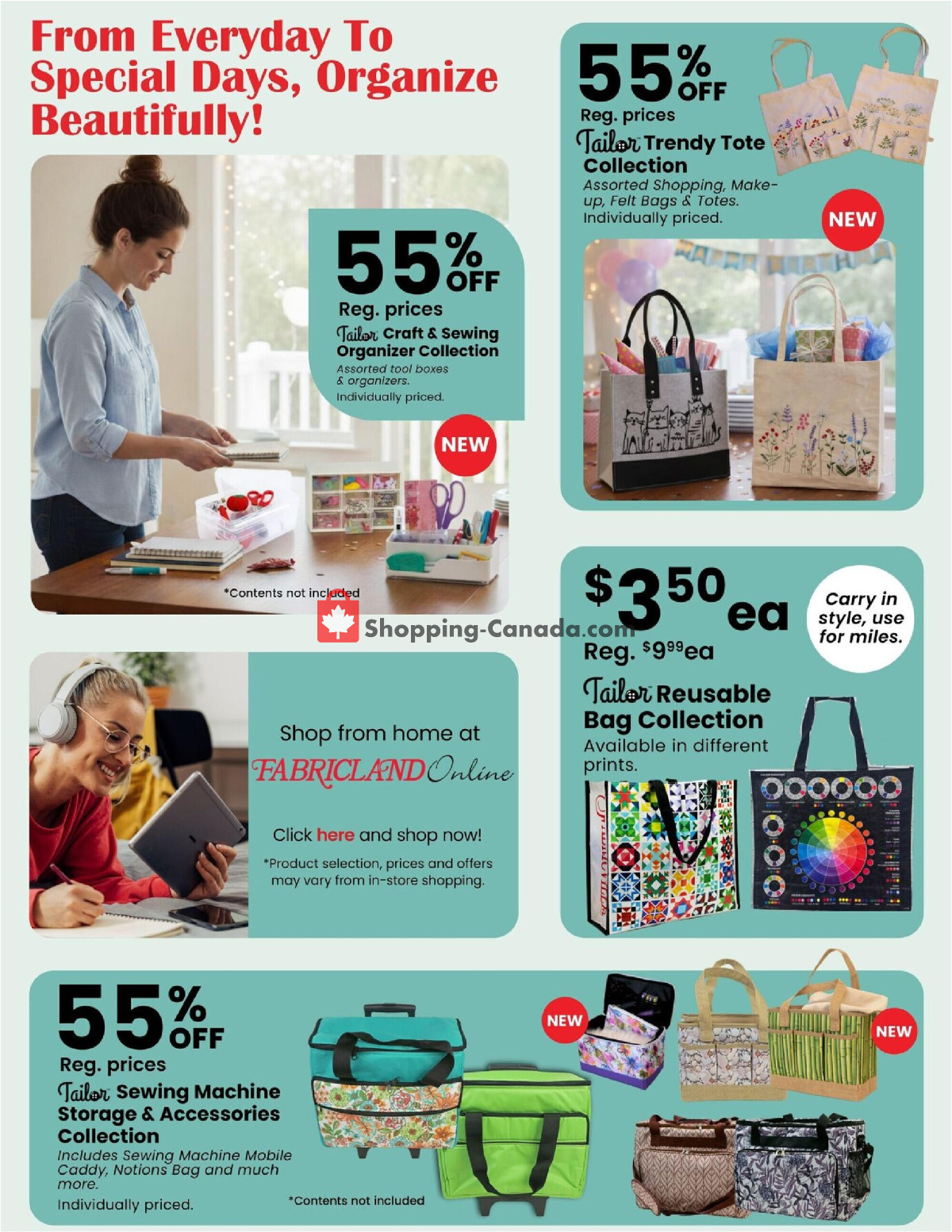 Fabricland flyer from Wednesday April 1, 2026 to Thursday April 30, 2026 - page 10