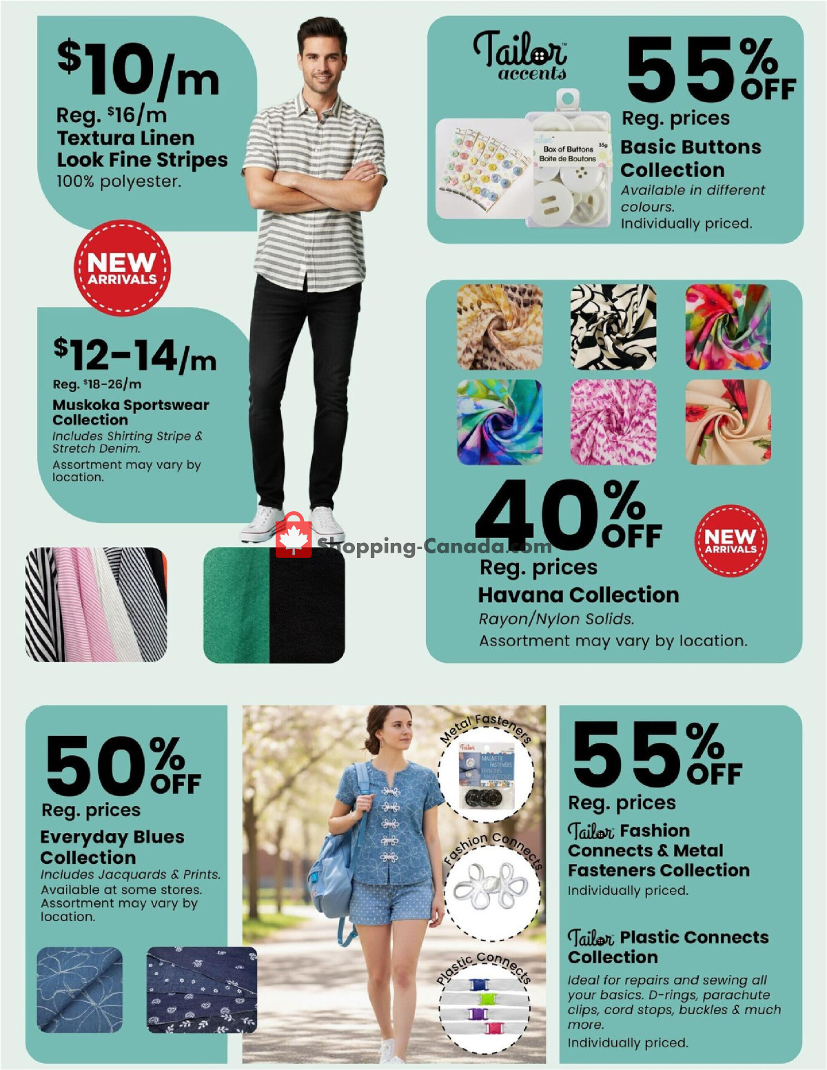 Fabricland flyer from Wednesday April 1, 2026 to Thursday April 30, 2026 - page 13
