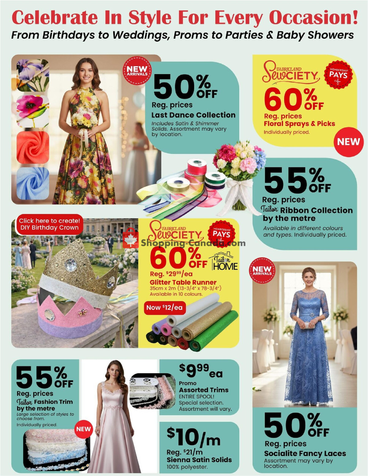 Fabricland flyer from Wednesday April 1, 2026 to Thursday April 30, 2026 - page 6