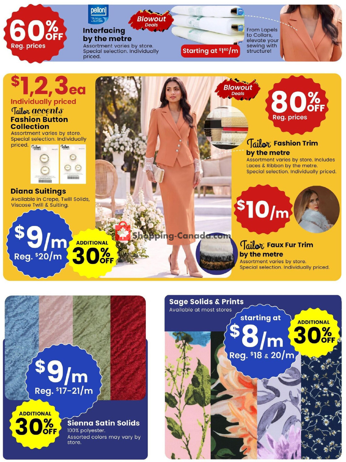 Fabricland flyer from Saturday August 1, 2026 to Monday August 31, 2026 - page 11